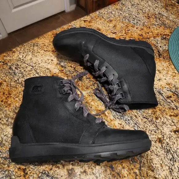 SOREL Women's Black Boots Size 10 ID NL5024-010 - Picture 6 of 12